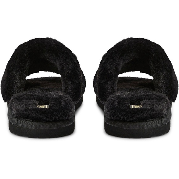 Hard to find PUMA Women's Metallic Fluff REMIX black & gold Slides in size 10 - Picture 4 of 4